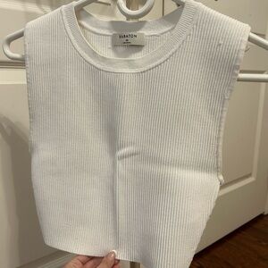 Babaton aritzia rib knit top size xs